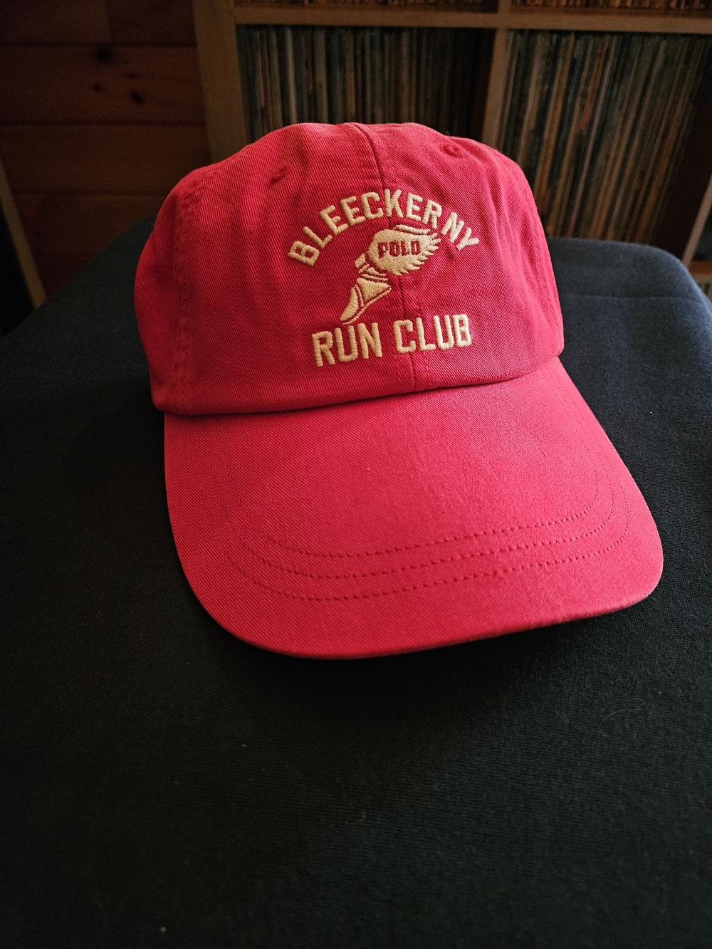 Polo by Ralph Lauren Red 'Bleecker NY Run Club' PWING Embroidered Longbill Cap